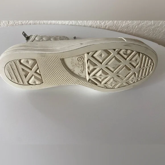 Converse Special Edition Zip Up Leather Hitops - Picture 6 of 8